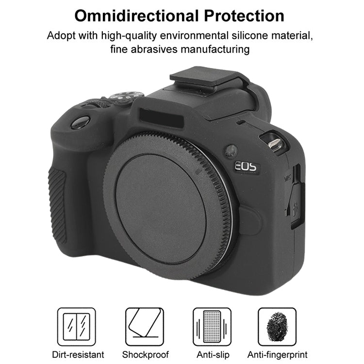 For Canon EOS R100 Glossy Soft Silicone Protective Case