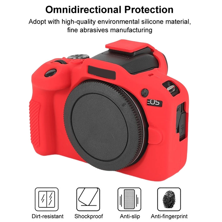 For Canon EOS R100 Glossy Soft Silicone Protective Case