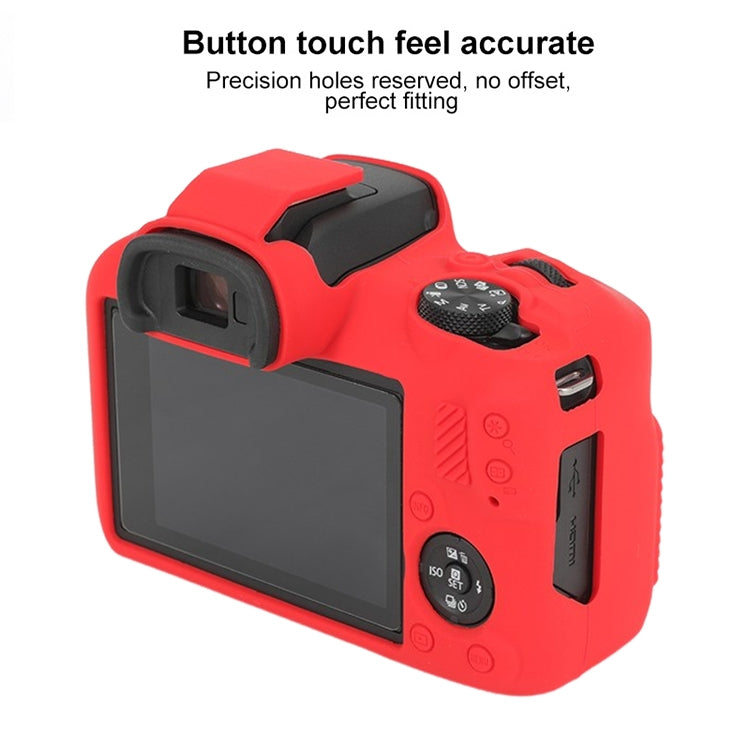 For Canon EOS R100 Glossy Soft Silicone Protective Case