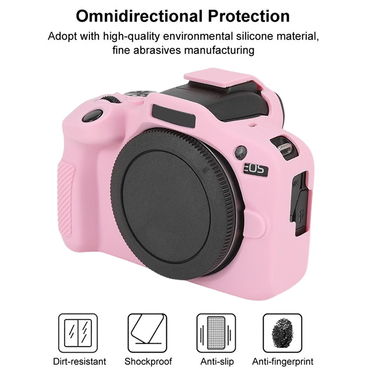 For Canon EOS R100 Glossy Soft Silicone Protective Case