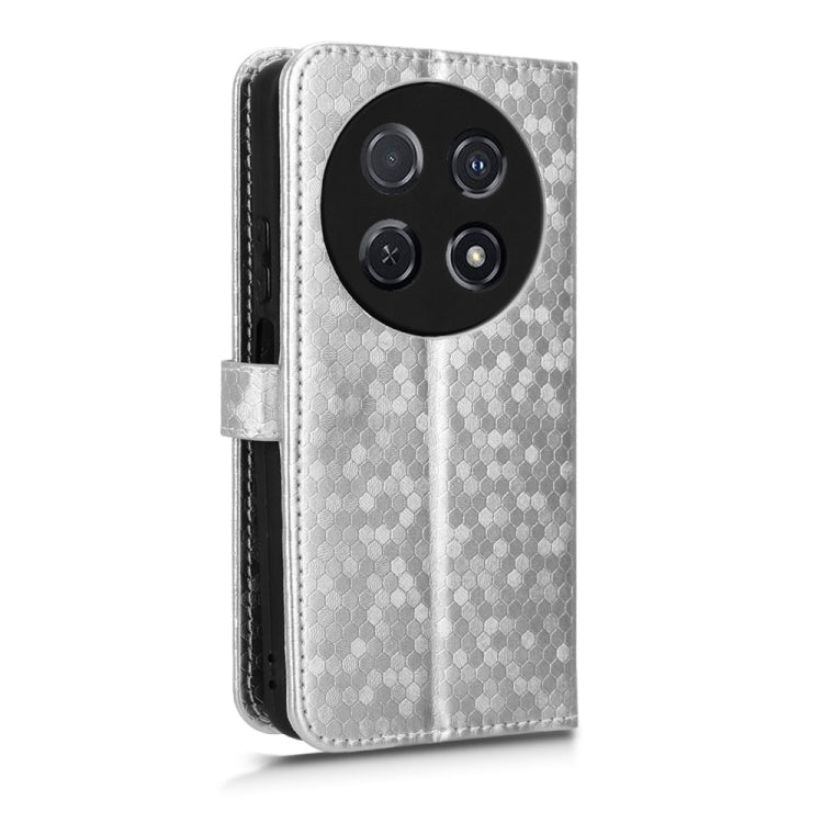For Huawei nova 12i 4G Honeycomb Dot Texture Leather Phone Case