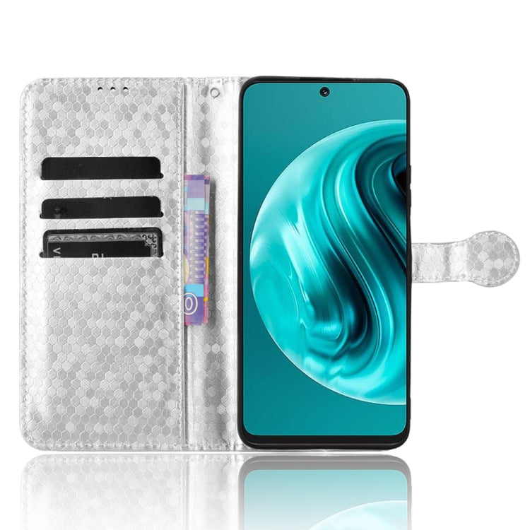 For Huawei nova 12i 4G Honeycomb Dot Texture Leather Phone Case