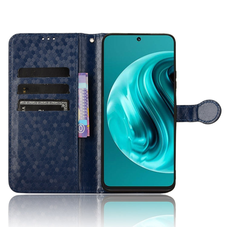 For Huawei Enjoy 70 Pro Honeycomb Dot Texture Leather Phone Case