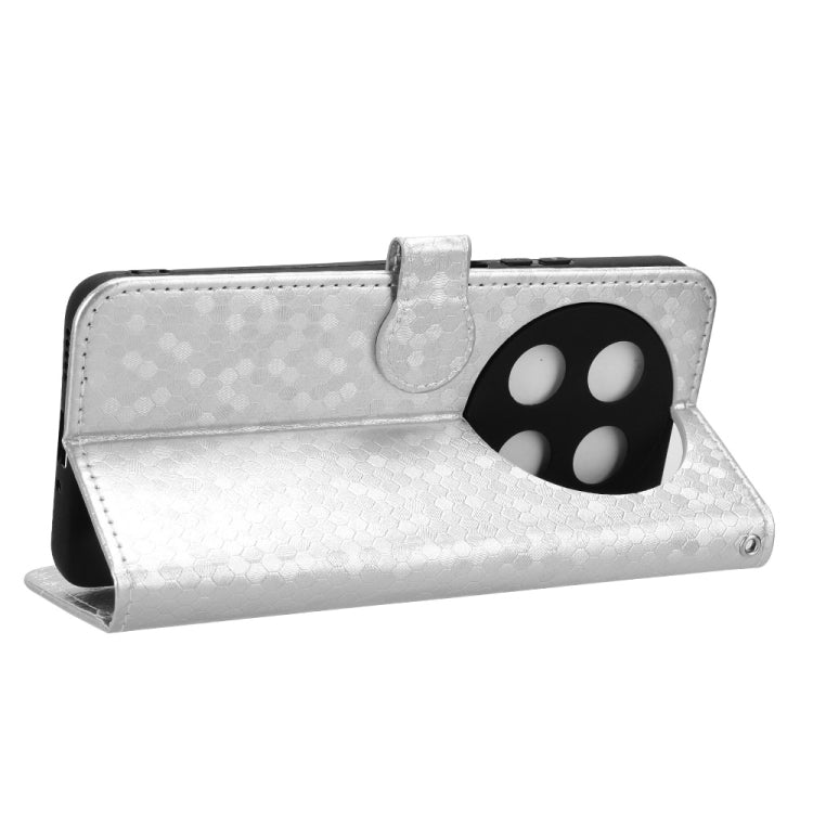 For Huawei Enjoy 70 Pro Honeycomb Dot Texture Leather Phone Case