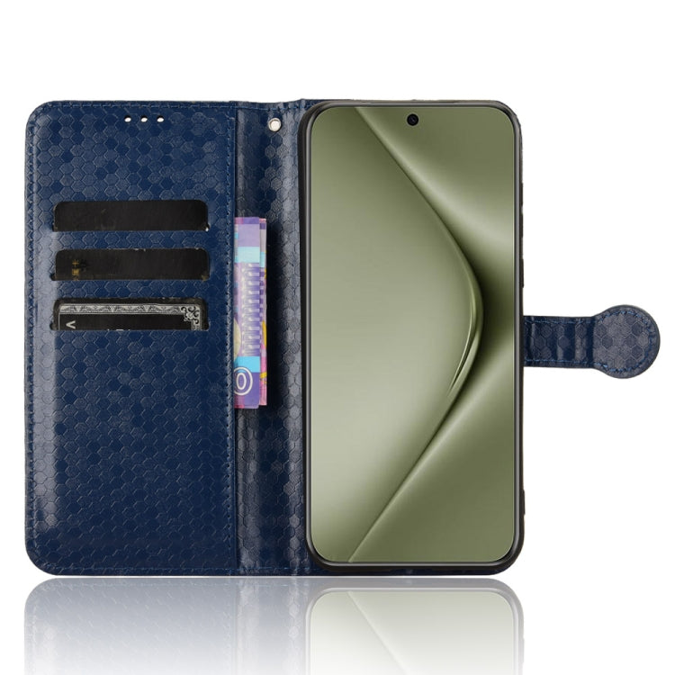 For Huawei Pura 70 Ultra Honeycomb Dot Texture Leather Phone Case