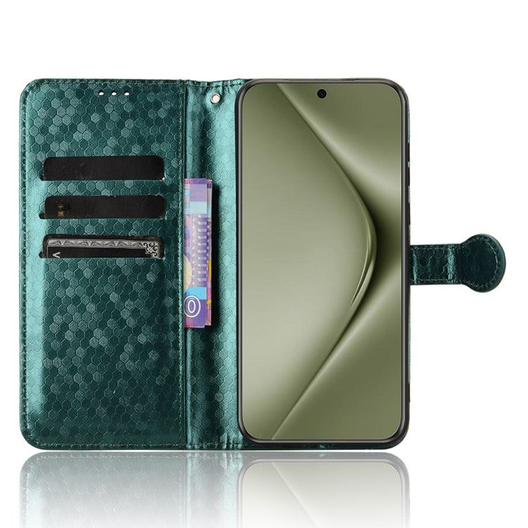 For Huawei Pura 70 Ultra Honeycomb Dot Texture Leather Phone Case