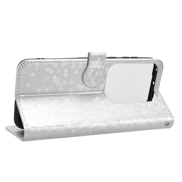 For Huawei Pura 70 Ultra Honeycomb Dot Texture Leather Phone Case