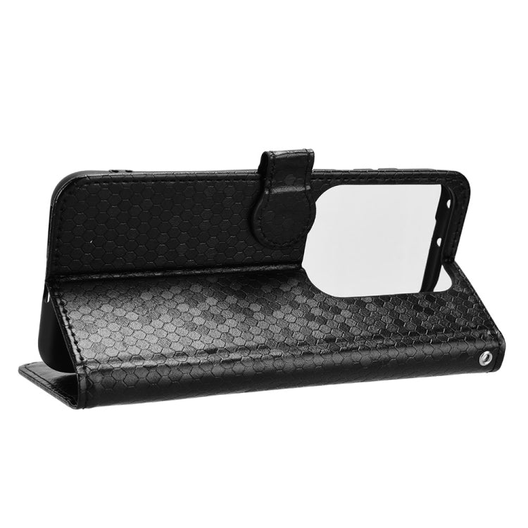 For Huawei Pura 70 Pro / Pro+ Honeycomb Dot Texture Leather Phone Case