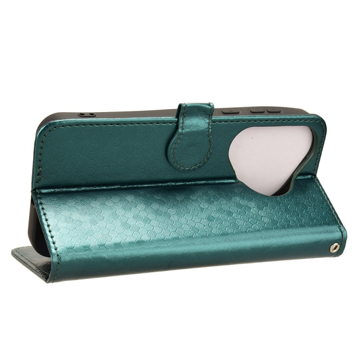 For Huawei Pura 70 Honeycomb Dot Texture Leather Phone Case