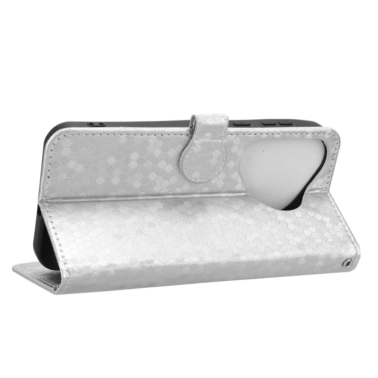 For Huawei Pura 70 Honeycomb Dot Texture Leather Phone Case