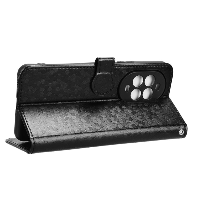 For Huawei nova 13 Pro 5G Honeycomb Dot Texture Leather Phone Case