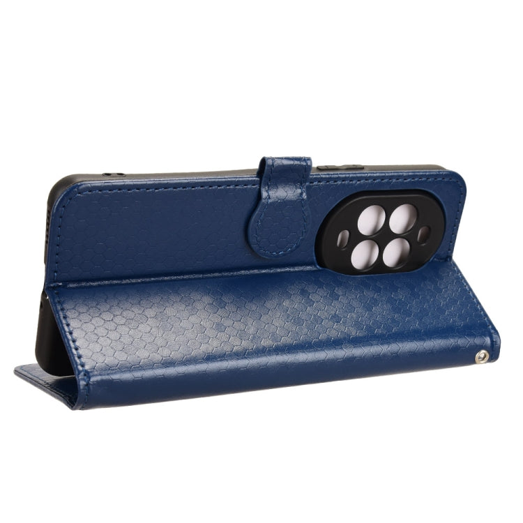 For Huawei nova 13 Pro 5G Honeycomb Dot Texture Leather Phone Case