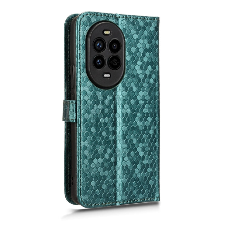 For Huawei nova 13 Pro 5G Honeycomb Dot Texture Leather Phone Case