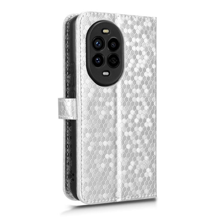For Huawei nova 13 Pro 5G Honeycomb Dot Texture Leather Phone Case