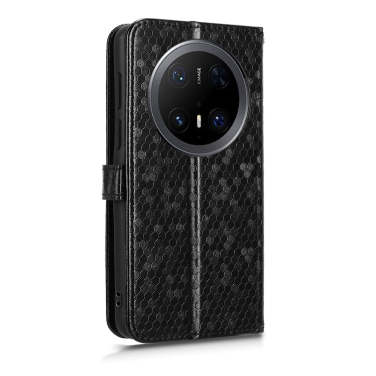 For Huawei Mate 70 Pro / 70 Pro+ Honeycomb Dot Texture Leather Phone Case