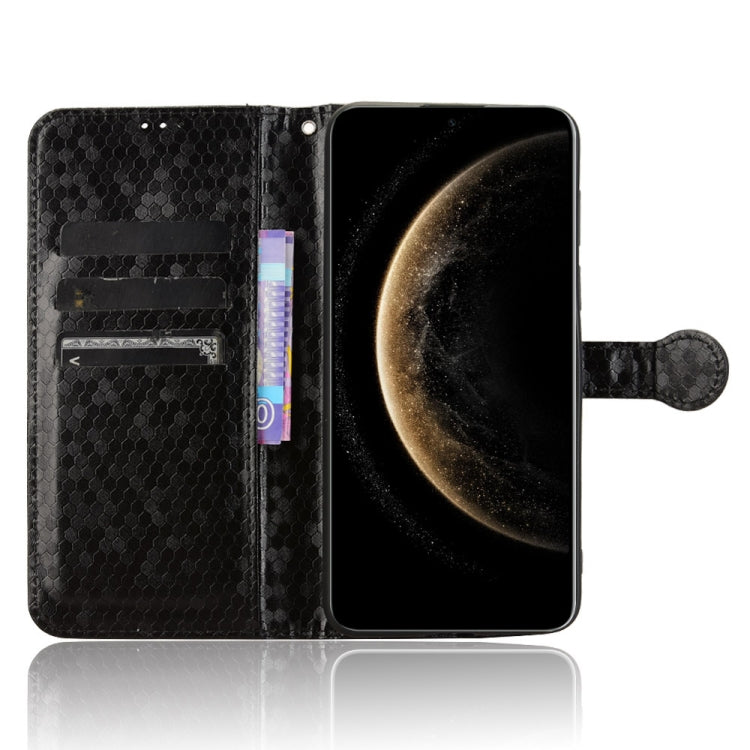 For Huawei Mate 70 Honeycomb Dot Texture Leather Phone Case