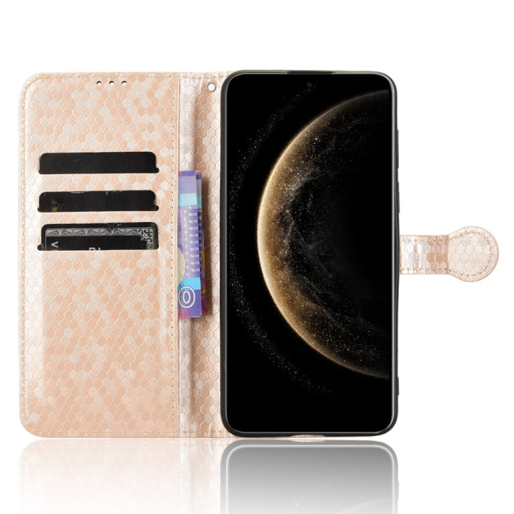 For Huawei Mate 70 Honeycomb Dot Texture Leather Phone Case
