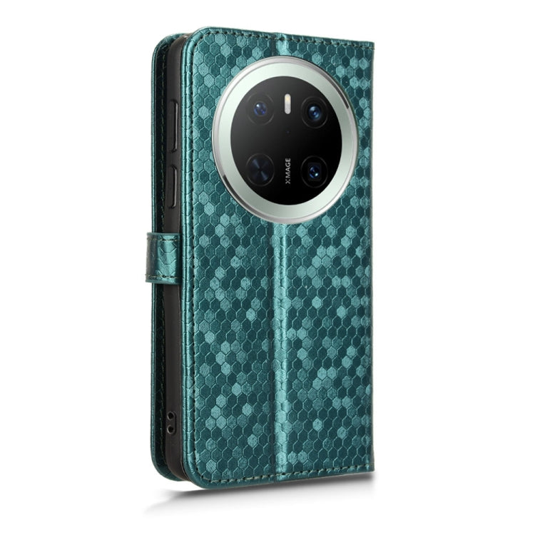 For Huawei Mate 70 Honeycomb Dot Texture Leather Phone Case