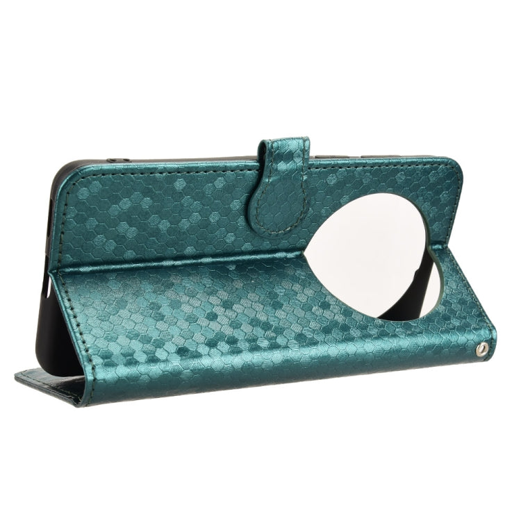 For Huawei Mate 70 Honeycomb Dot Texture Leather Phone Case