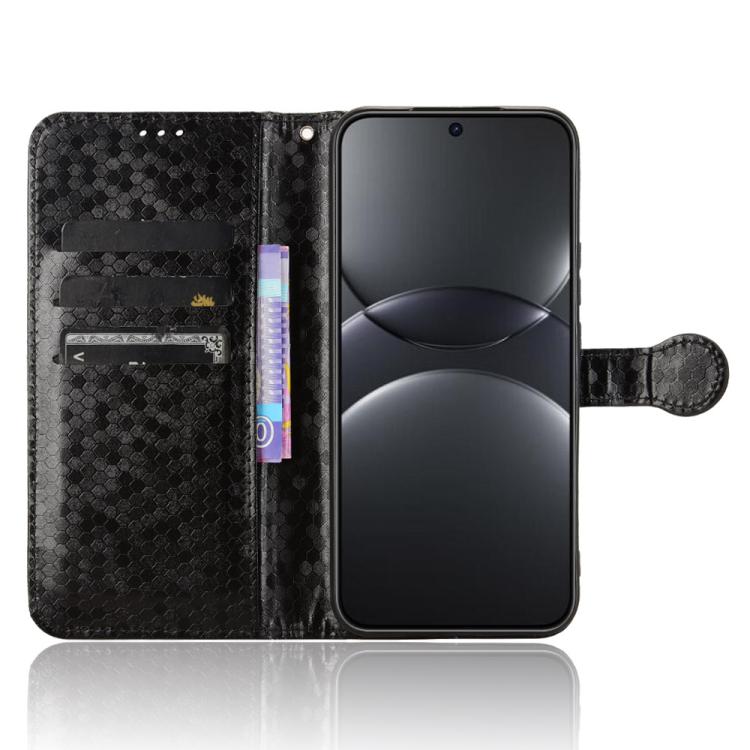 For Huawei nova 12 5G / nova 13 Honeycomb Dot Texture Leather Phone Case