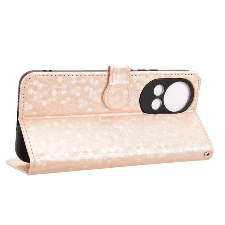 For Huawei nova 12 5G / nova 13 Honeycomb Dot Texture Leather Phone Case