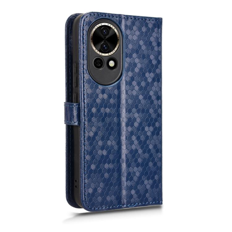 For Huawei nova 12 5G / nova 13 Honeycomb Dot Texture Leather Phone Case