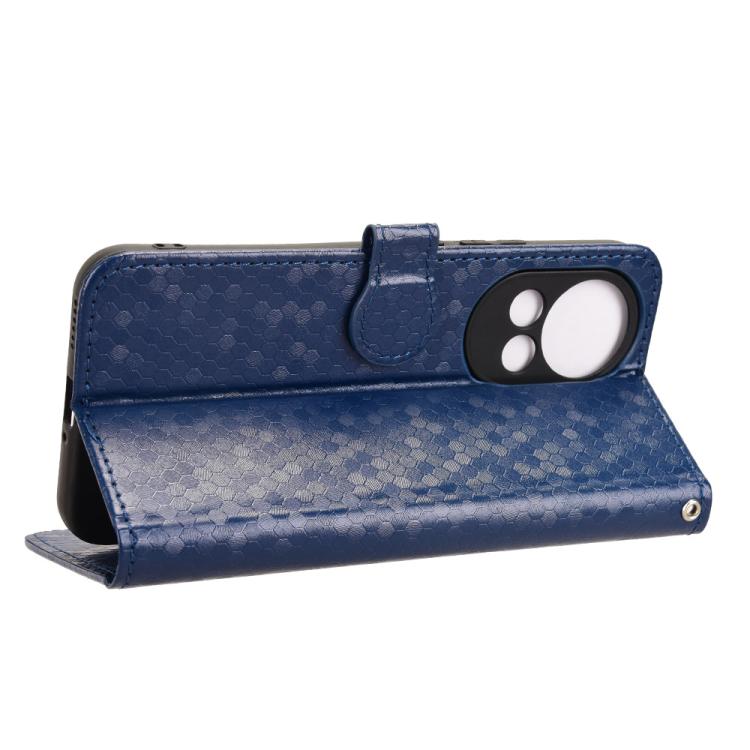For Huawei nova 12 5G / nova 13 Honeycomb Dot Texture Leather Phone Case