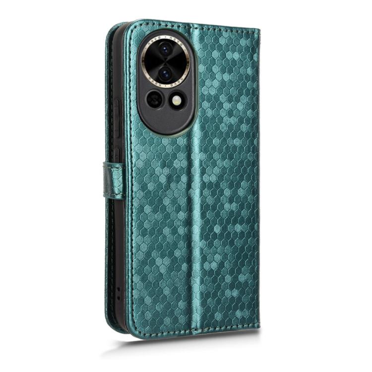 For Huawei nova 12 5G / nova 13 Honeycomb Dot Texture Leather Phone Case