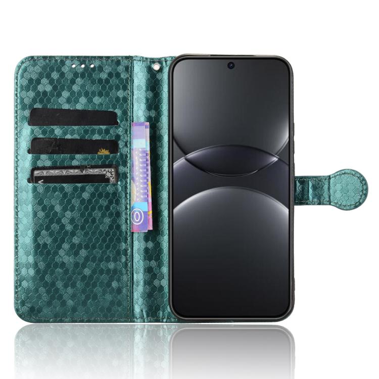 For Huawei nova 12 5G / nova 13 Honeycomb Dot Texture Leather Phone Case