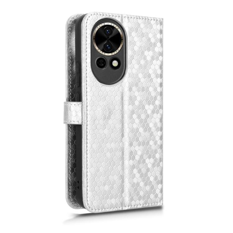 For Huawei nova 12 5G / nova 13 Honeycomb Dot Texture Leather Phone Case