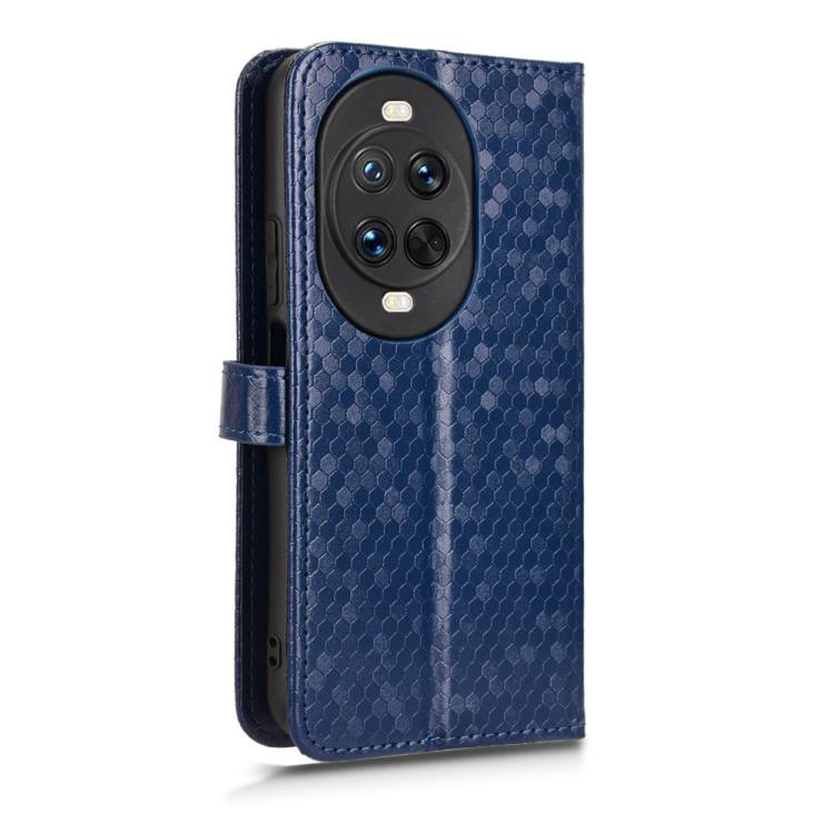For Huawei nova 14 Pro Honeycomb Dot Texture Leather Phone Case