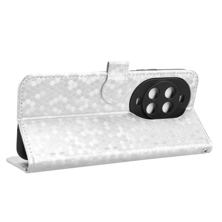 For Huawei nova 14 Pro Honeycomb Dot Texture Leather Phone Case