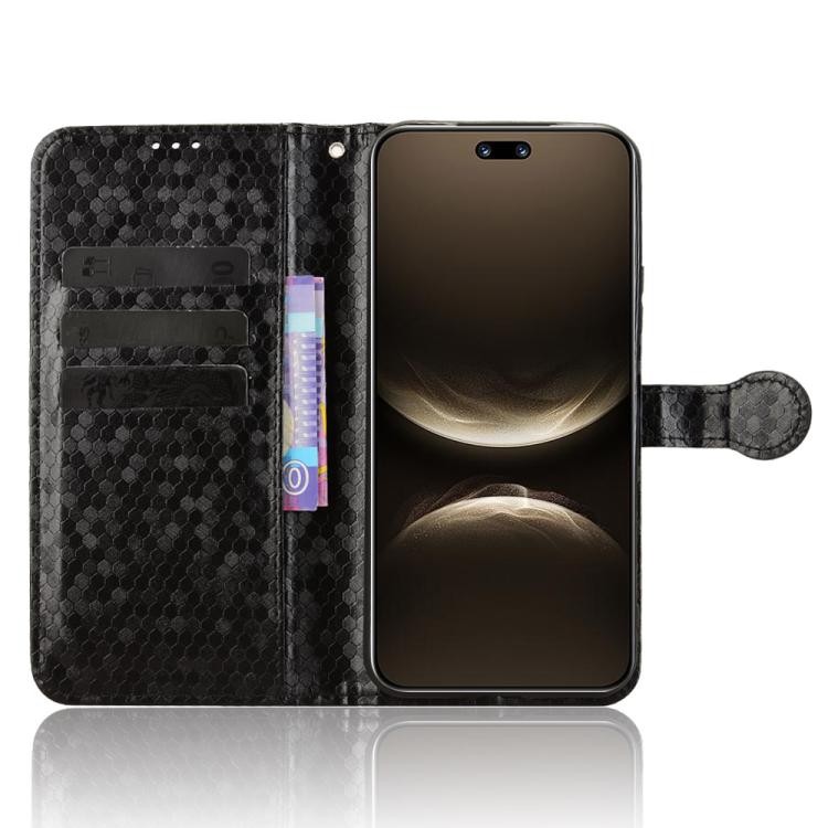 For Huawei nova 14 Ultra Honeycomb Dot Texture Leather Phone Case