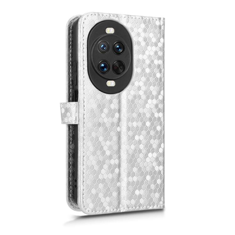 For Huawei nova 14 Ultra Honeycomb Dot Texture Leather Phone Case