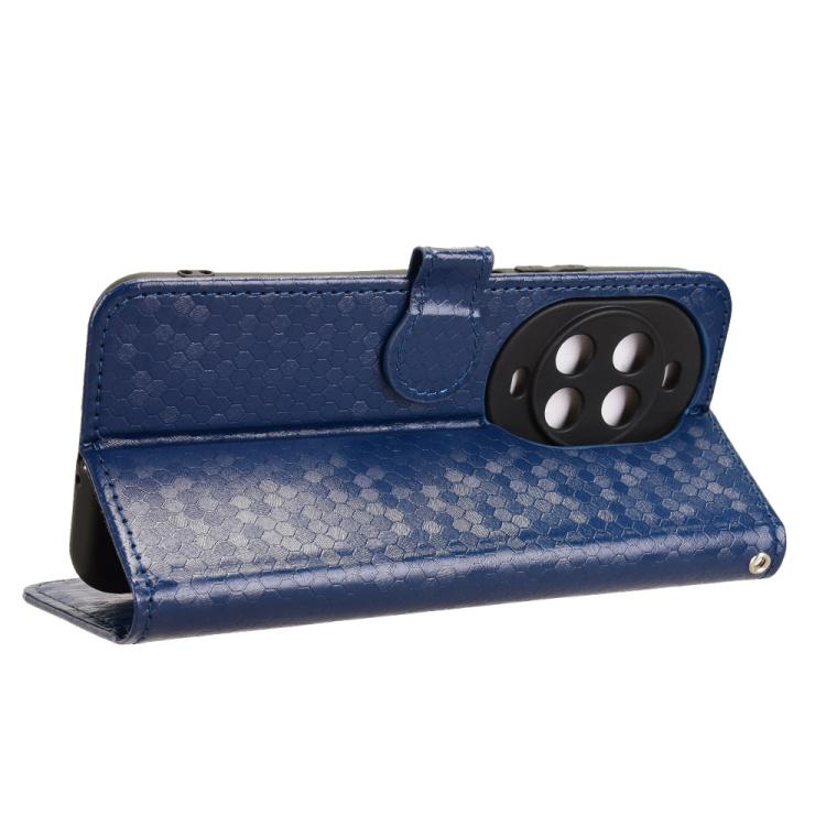 For Huawei nova 14 Honeycomb Dot Texture Leather Phone Case