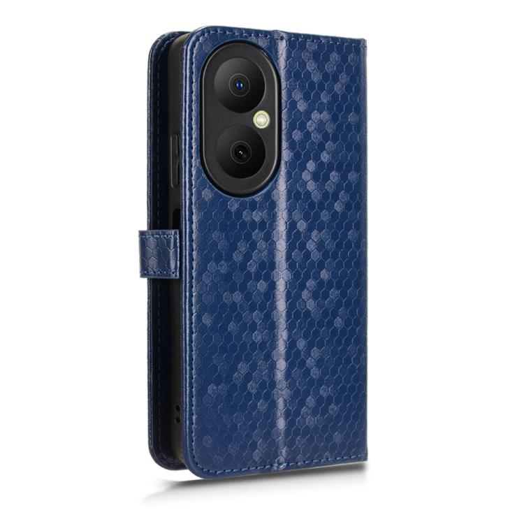 For Huawei nova Y73 / Enjoy 80 Honeycomb Dot Texture Leather Phone Case