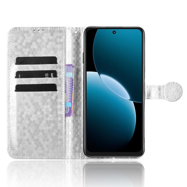 For Huawei nova Y73 / Enjoy 80 Honeycomb Dot Texture Leather Phone Case
