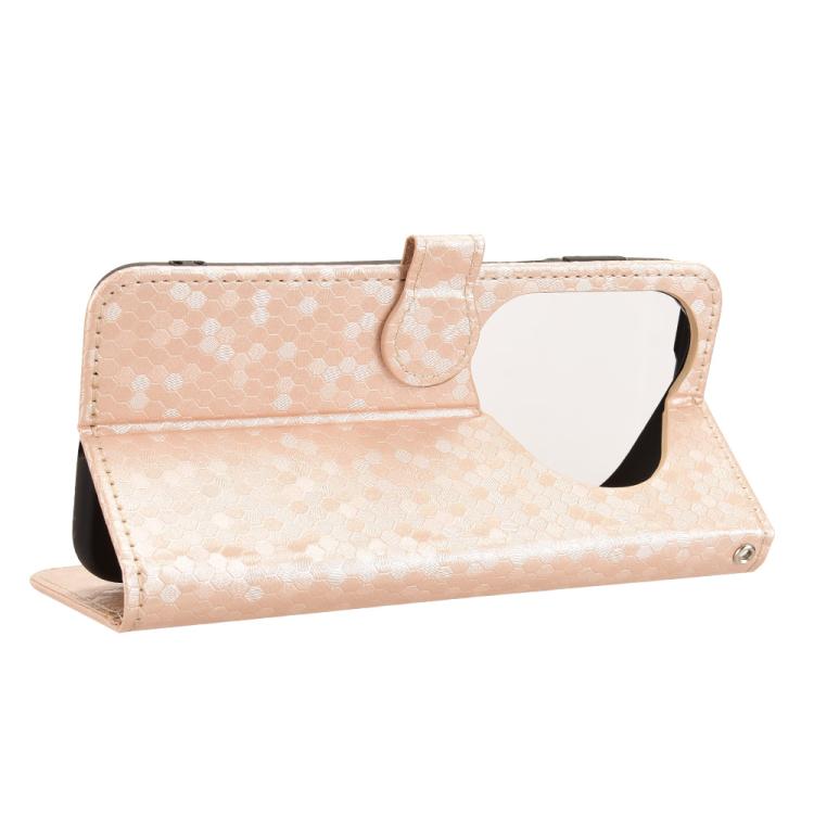 For Huawei Pura 80 Pro 5G Honeycomb Dot Texture Leather Phone Case