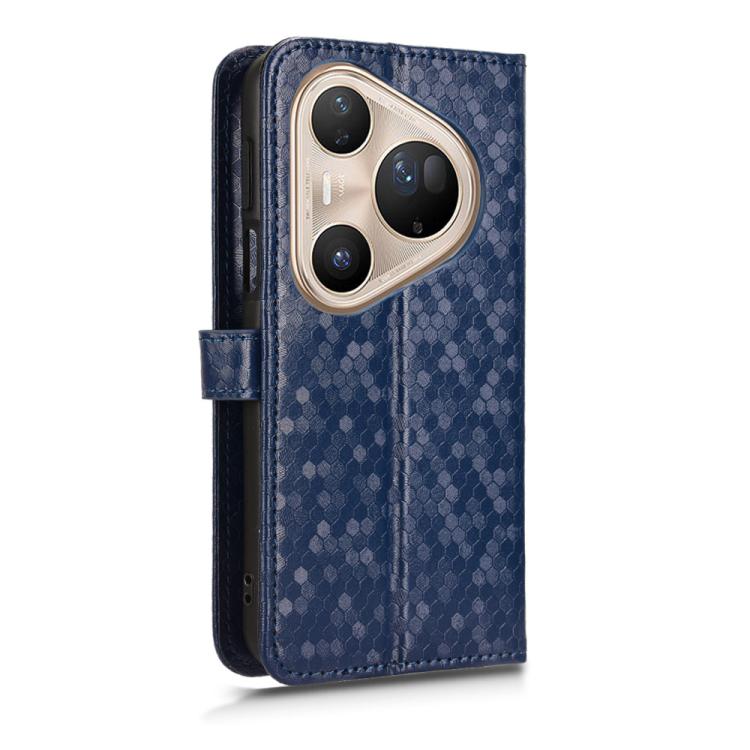 For Huawei Pura 80 Pro 5G Honeycomb Dot Texture Leather Phone Case
