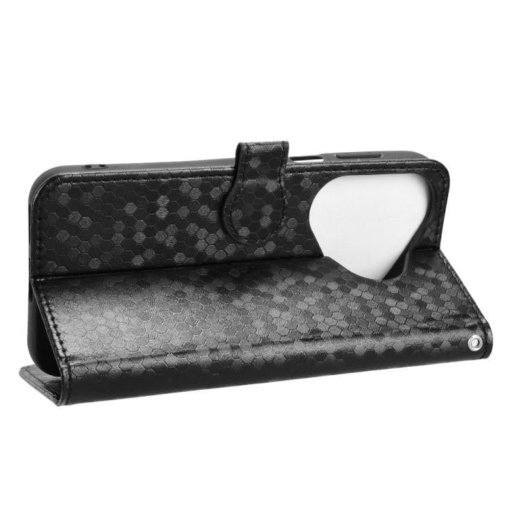 For Huawei Pura 80 5G Honeycomb Dot Texture Leather Phone Case
