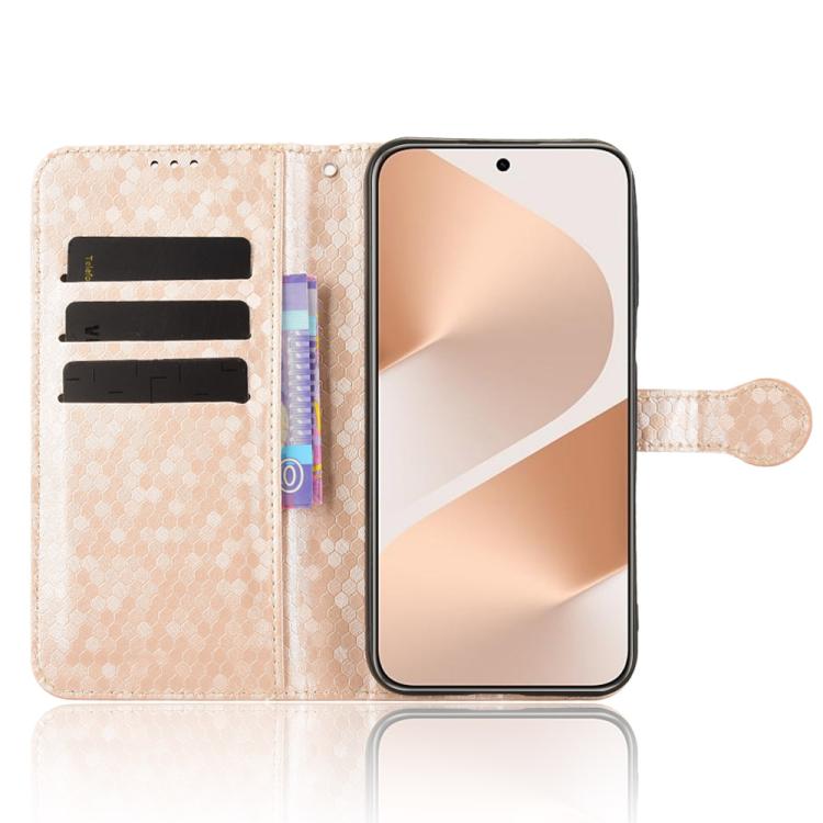 For Huawei Pura 80 5G Honeycomb Dot Texture Leather Phone Case