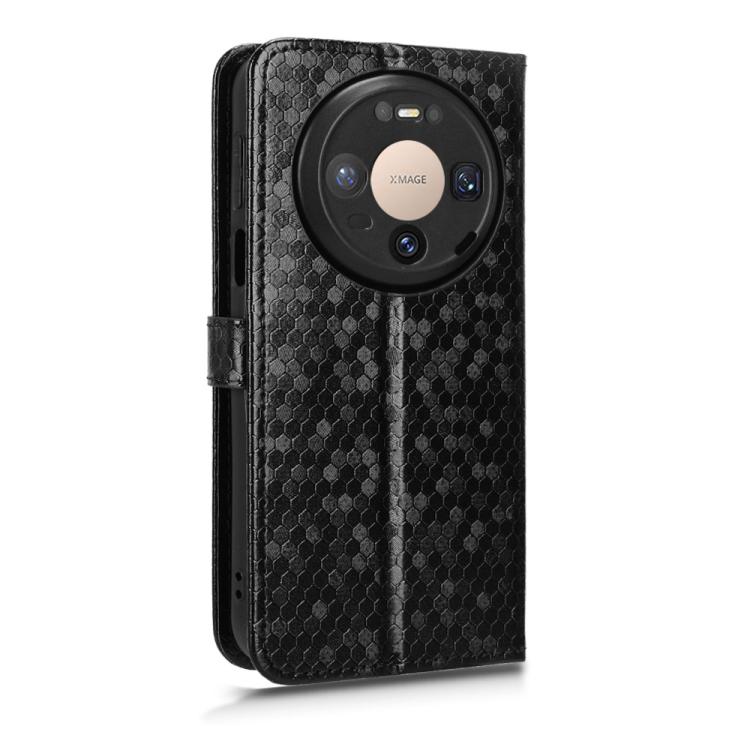 For Huawei Mate 80 Pro / 80 Honeycomb Dot Texture Leather Phone Case