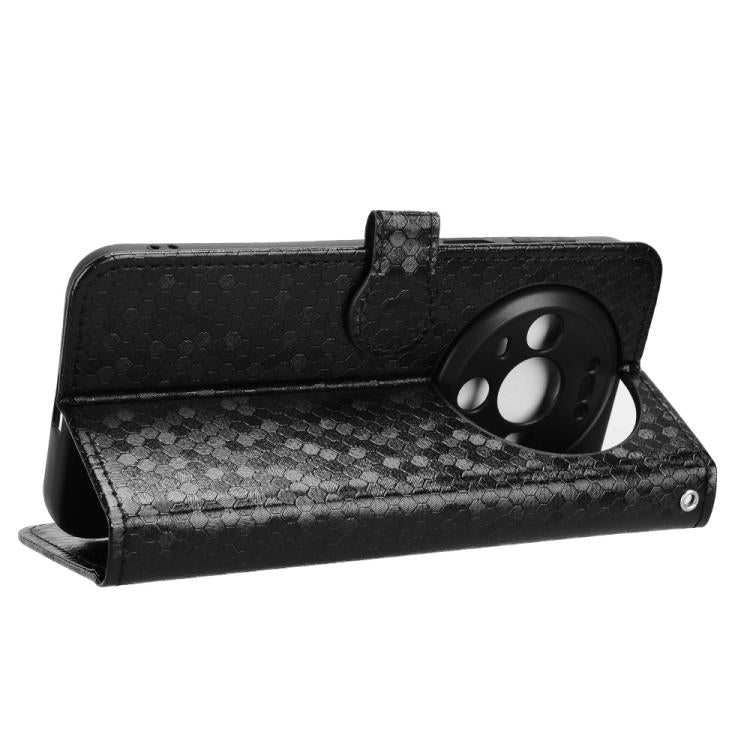 For Huawei Mate 80 Pro / 80 Honeycomb Dot Texture Leather Phone Case