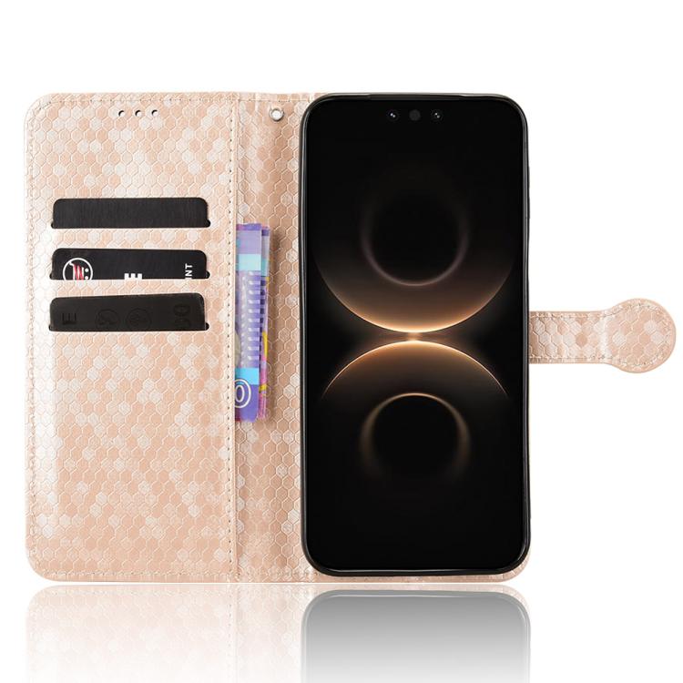 For Huawei Mate 80 Pro / 80 Honeycomb Dot Texture Leather Phone Case
