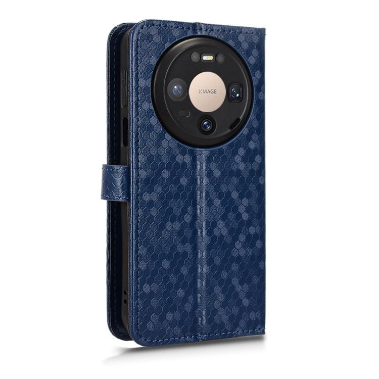 For Huawei Mate 80 Pro / 80 Honeycomb Dot Texture Leather Phone Case