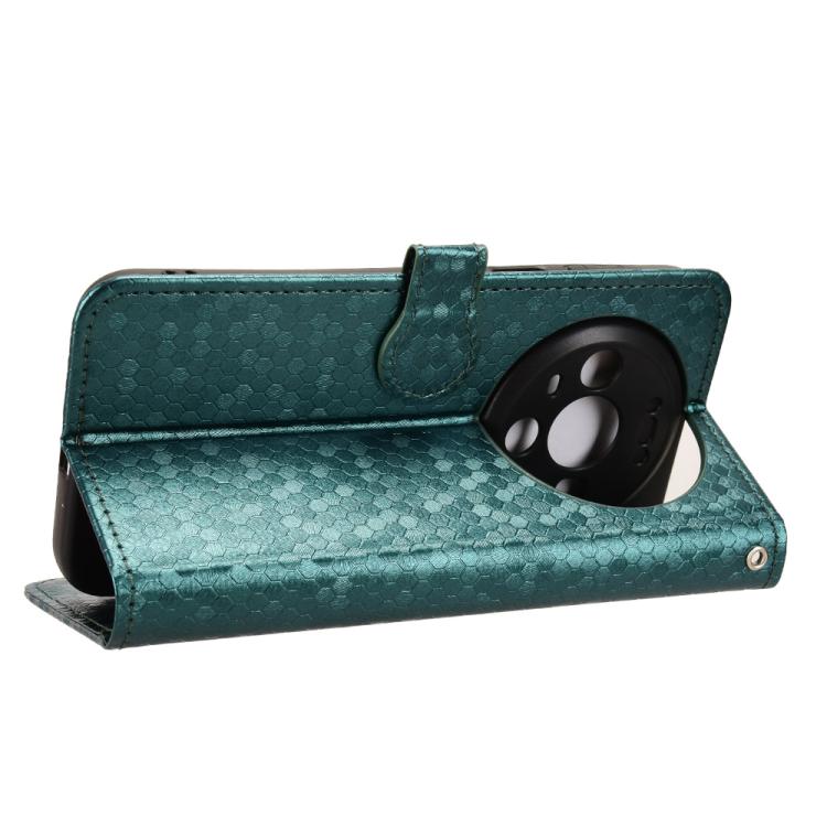 For Huawei Mate 80 Pro / 80 Honeycomb Dot Texture Leather Phone Case