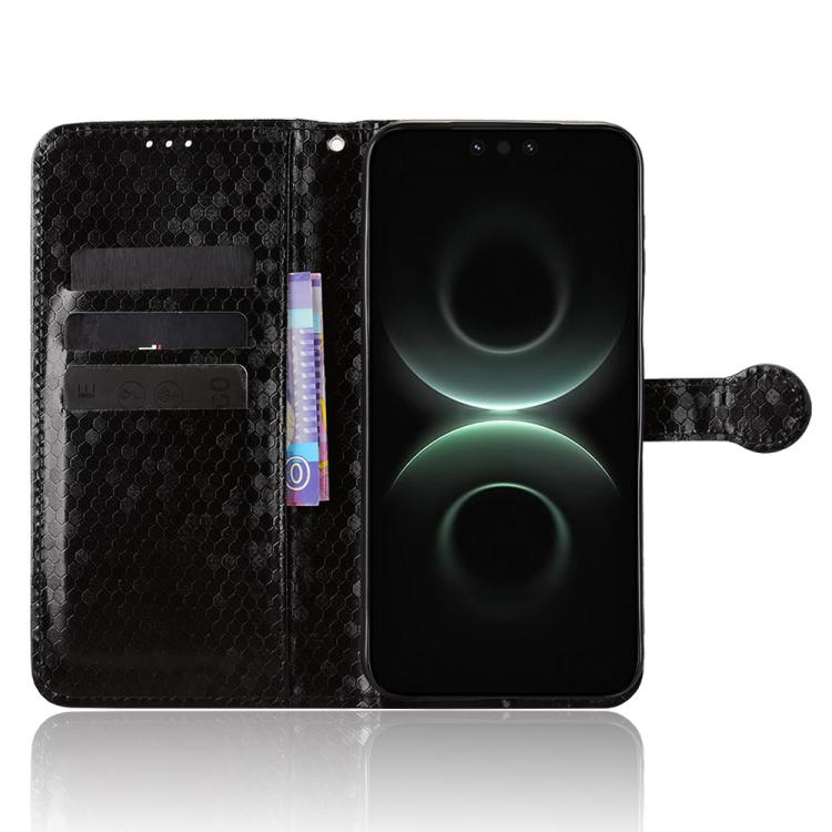 For Huawei Mate 80 Pro Max Honeycomb Dot Texture Leather Phone Case