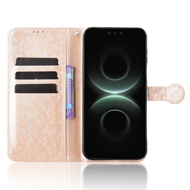 For Huawei Mate 80 Pro Max Honeycomb Dot Texture Leather Phone Case