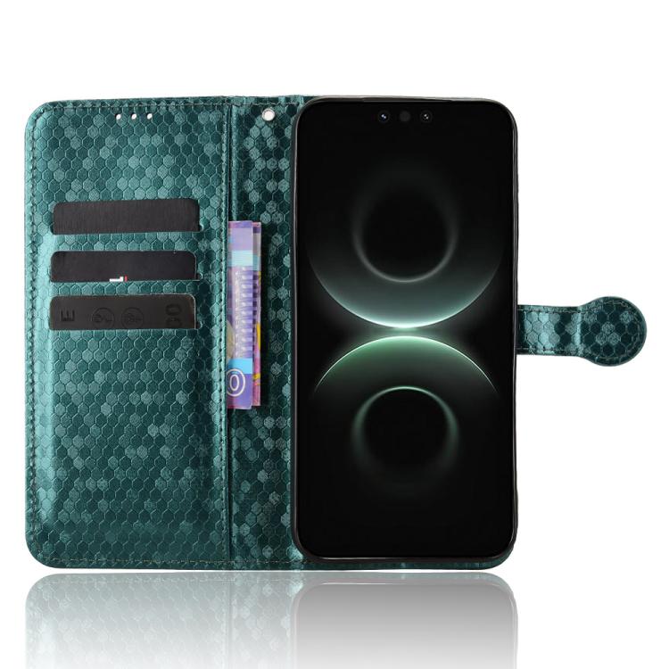 For Huawei Mate 80 Pro Max Honeycomb Dot Texture Leather Phone Case
