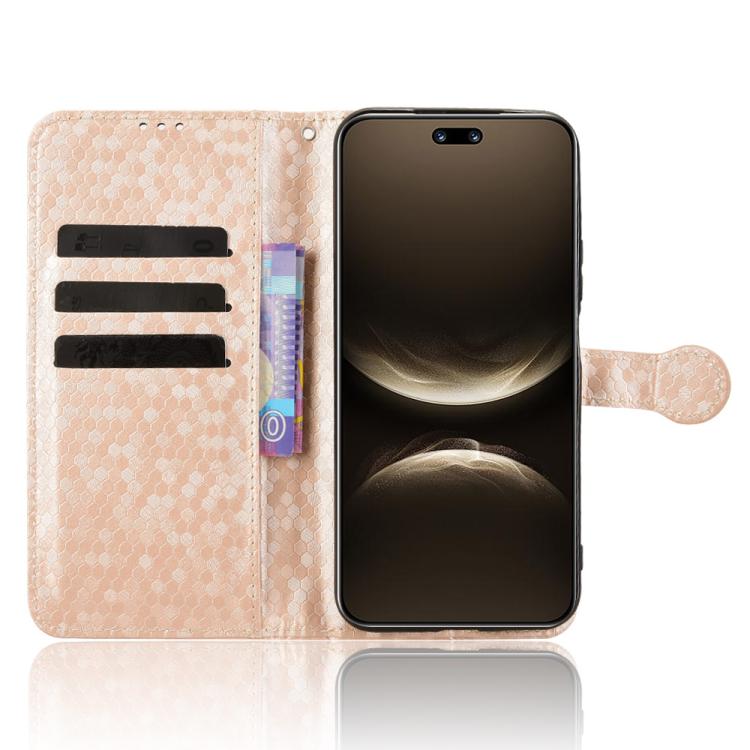 For Huawei nova 15 Honeycomb Dot Texture Leather Phone Case